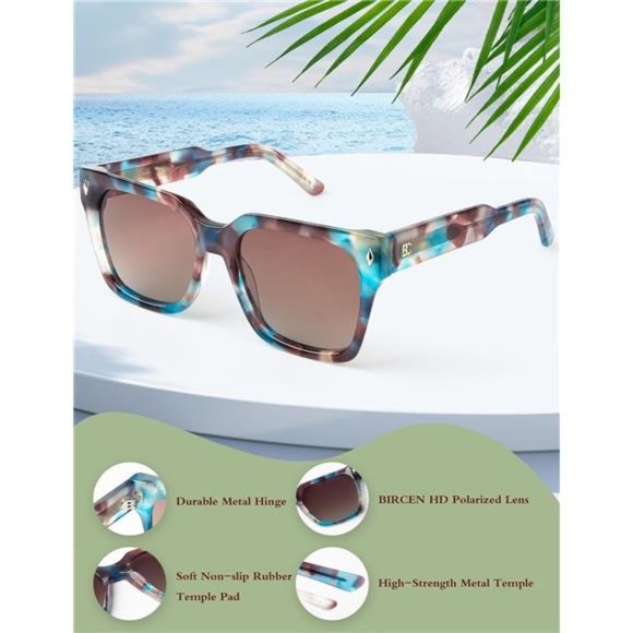 Polarized Trendy Sunglasses for Women: UV Protection Womens and Mens ??? main image 4